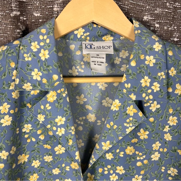 Vintage TOG Shop Floral Button‎ Down Shirt & Skirt Set - Picture 3 of 9